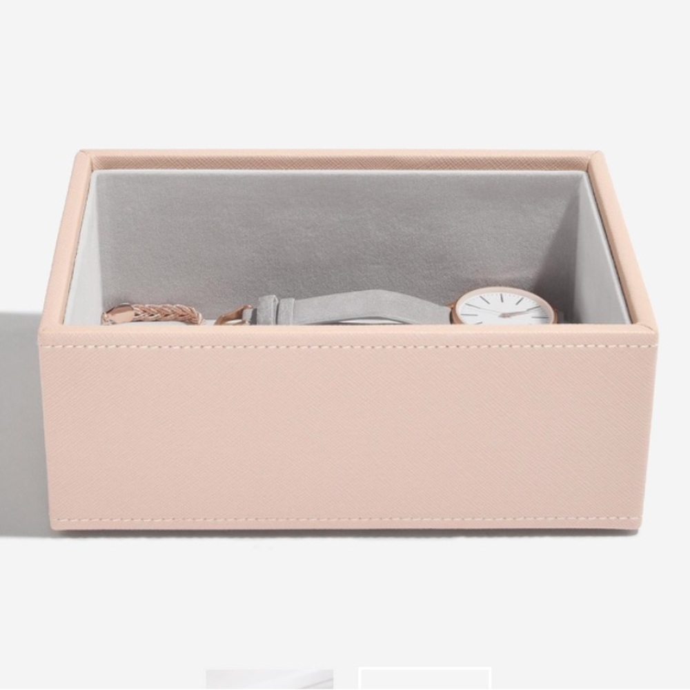 Stackers Mini Deep Open Tray, Blush Pink